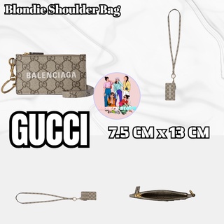 Gucci wallet The Hacker Project series strap card holder/Gucci wallet The Hacker Project series strap card holder