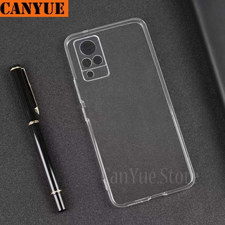 vivo V25 V23 Pro V23e V21 (5G) V25e V21e V20 SE V20SE V25Pro V23Pro V20Pro Transparent TPU Case Soft Clear Silicon Back Cover Flexible Protection Phone Casing