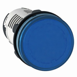 XB7EV06MP ไพล็อตแลมป์  LED Ø22mm สีน้ำเงิน, 230-240VAC "Schneider Electric"