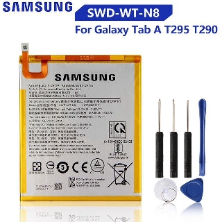 แบตเตอรี่ Samsung Galaxy Tab A T295 T290 SWD-WT-N8 ของแท้แท็บเล็ตแบตเตอรี่ 5100mAh