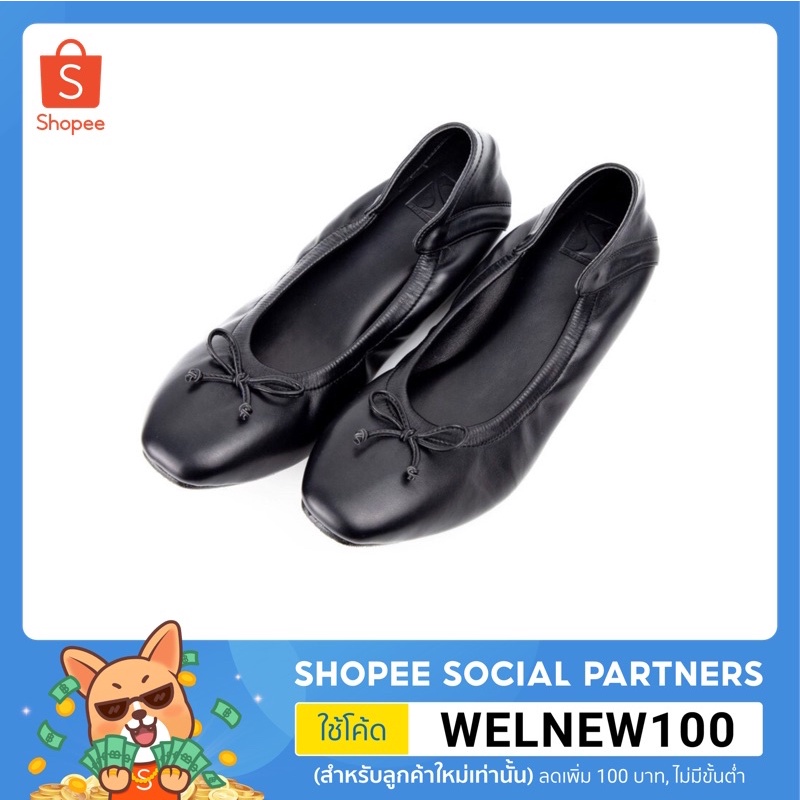 ภาพหน้าปกสินค้าSincera Brand (Premium Flat shoes)คัชชูสีดำ Black รองเท้าคัชชูส้นแบน คัชชูส้นเตี้ย หนังนิ่ม ใส่สบาย ไม่กัดเท้า