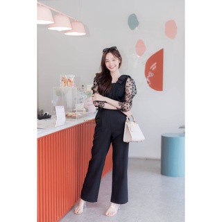 NANNAPAT Jumpsuit สวยหรู ดูดีมีราคา งานพรีเมี่ยมมากคะ ใส่ได้ทุกโอกาสเลยนะคะ ผ้าหนานุ่ม มีซับในอย่างดี งานซิปหลัง