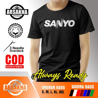 เสื้อยืด พิมพ์ลายโลโก้ Sanyo Distro - Arsakha สําหรับผู้ชาย