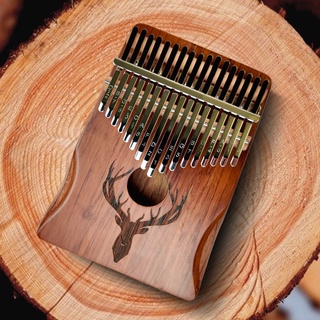 ☂✚เปียโนนิ้วหัวแม่มือ Ailing ของแท้ 17 โทน Kalimba Kalimba veneer 21 เครื่องดนตรีเปียโนสำหรับผู้เริ่มต้น