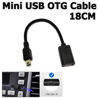 Mini USB OTG Cable Super Speed 5Pin USB Mini-B Male to USB 2.0 Female Data Converter Android OTG Adapter Cable.
