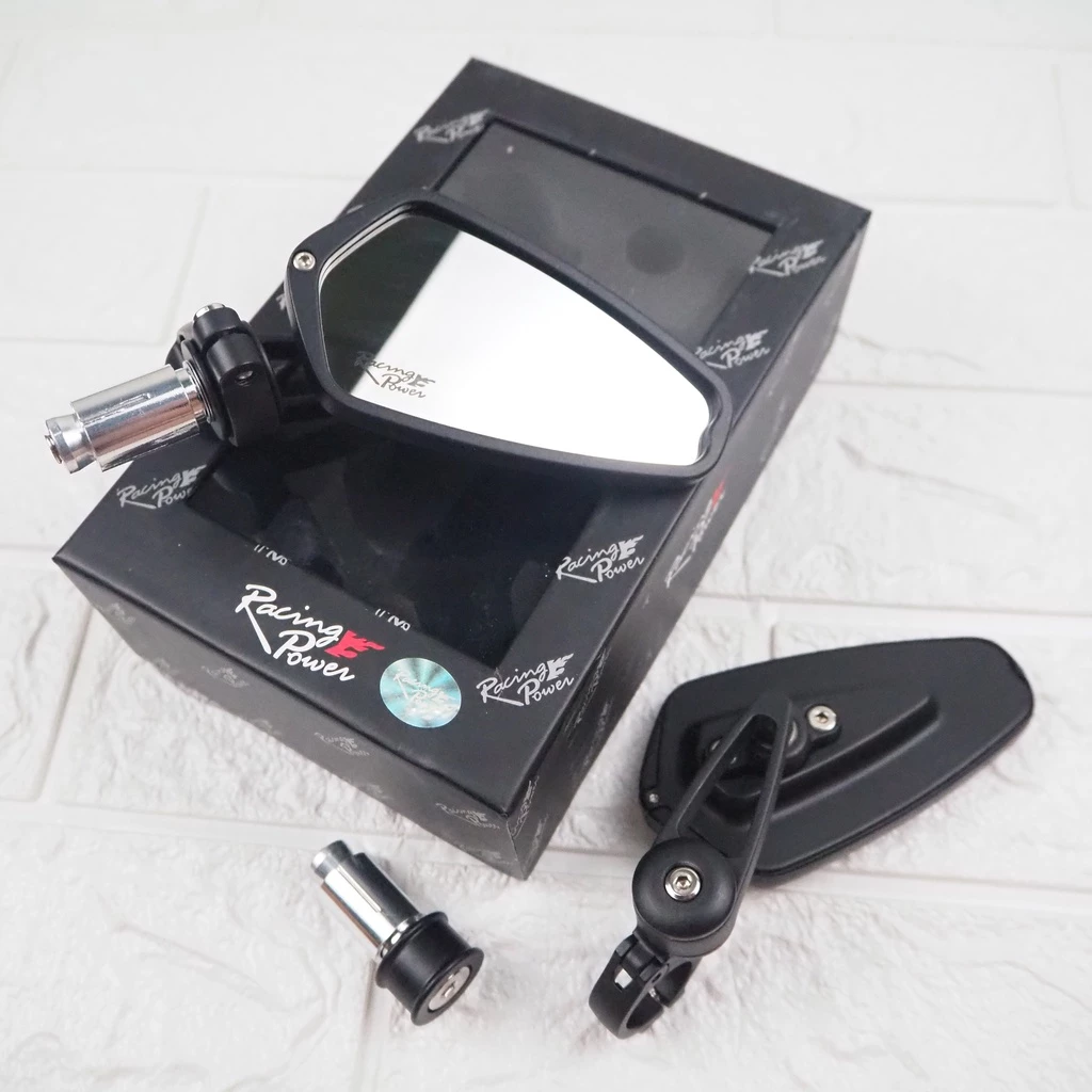 กระจกปลายแฮนด์ RACING POWER wave click dream scoopyi เลนส์ตัดแสง CRG-V.1 กระจกมองข้าง กระจกแต่งปลายแฮนด์ รูปที่ 2