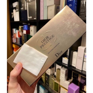 แท้💯 สำลี Dior Prestige Exceptional Cotton Pads 100% Natural Cotton Fibers 100แผ่น