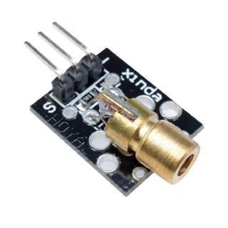 diy โมดูลเซนเซอร์ไดโอดเลเซอร์ 650 nm 6 มม. 5 v 5mw red dot ky - 008