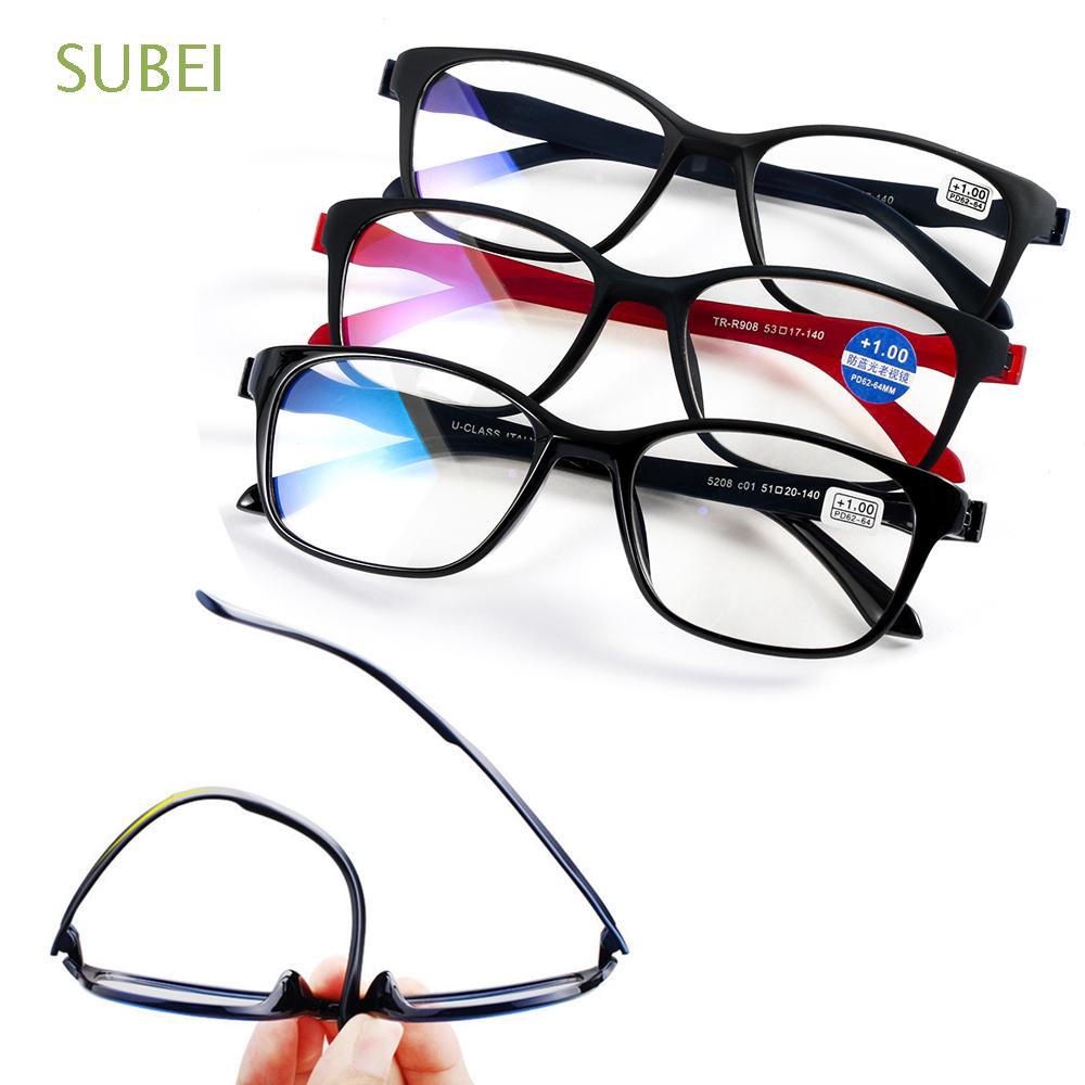 สินค้า SUBEI แว่นตาขยายป้องกันรังสียูวีสีฟ้า