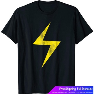 เสื้อยืดลำลอง Marvel Ms. Marvel Lightning Bolt Icon Graphic T-Shirt T-Shirt