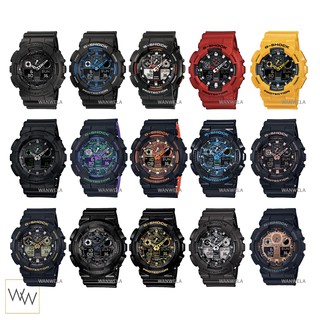 ภาพขนาดย่อของภาพหน้าปกสินค้านาฬิกาข้อมือ G-Shock GA-100 ประกัน CMG จากร้าน wanwela.watch บน Shopee
