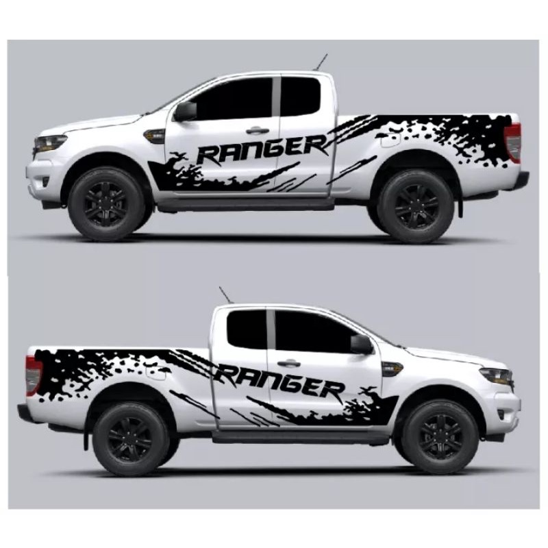 sticker-ford-ranger-สติ๊กเกอร์แต่งรถกระบะ-ford-สติ๊กเกอร์-ford-ranger-ลายข้างกระบะฟอร์ด-เรนเจอร์