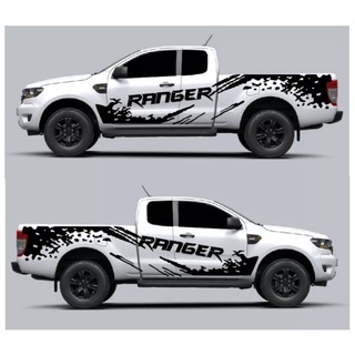 sticker ford ranger สติ๊กเกอร์แต่งรถกระบะ  ford สติ๊กเกอร์ ford ranger ลายข้างกระบะฟอร์ด เรนเจอร์