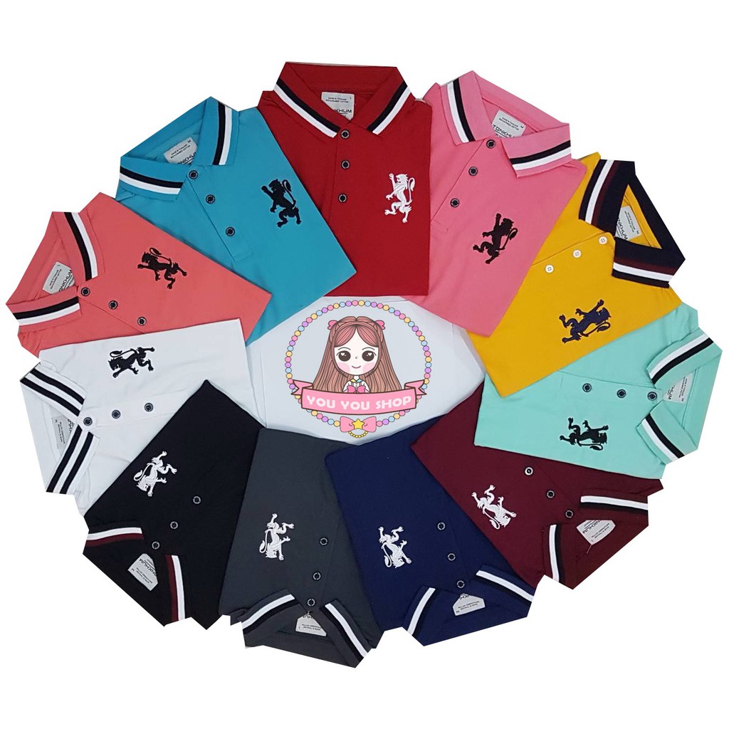 เสื้อโปโลผู้หญิง-โปโลผุ้หญิงผ้านิ้มใส่สบายพร้อมส่ง