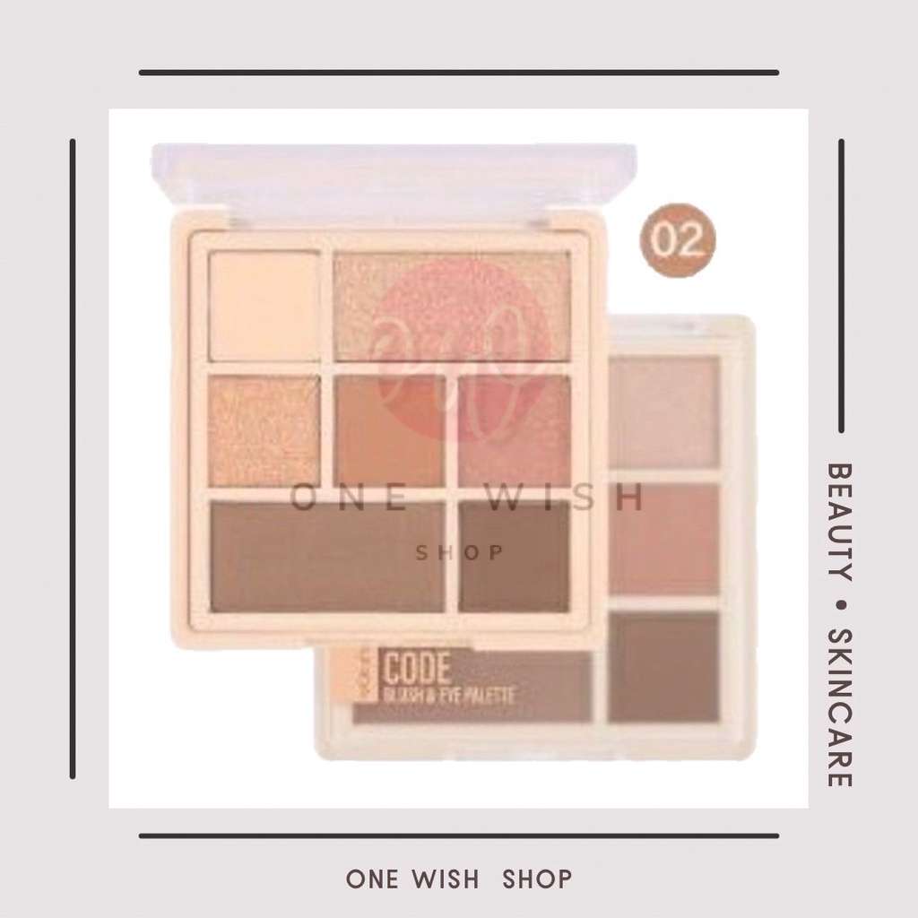 (MC3111) เมลินดา คัลเลอร์ โค้ด บลัช แอนด์ อาย พาเลทท์ Meilinda Color