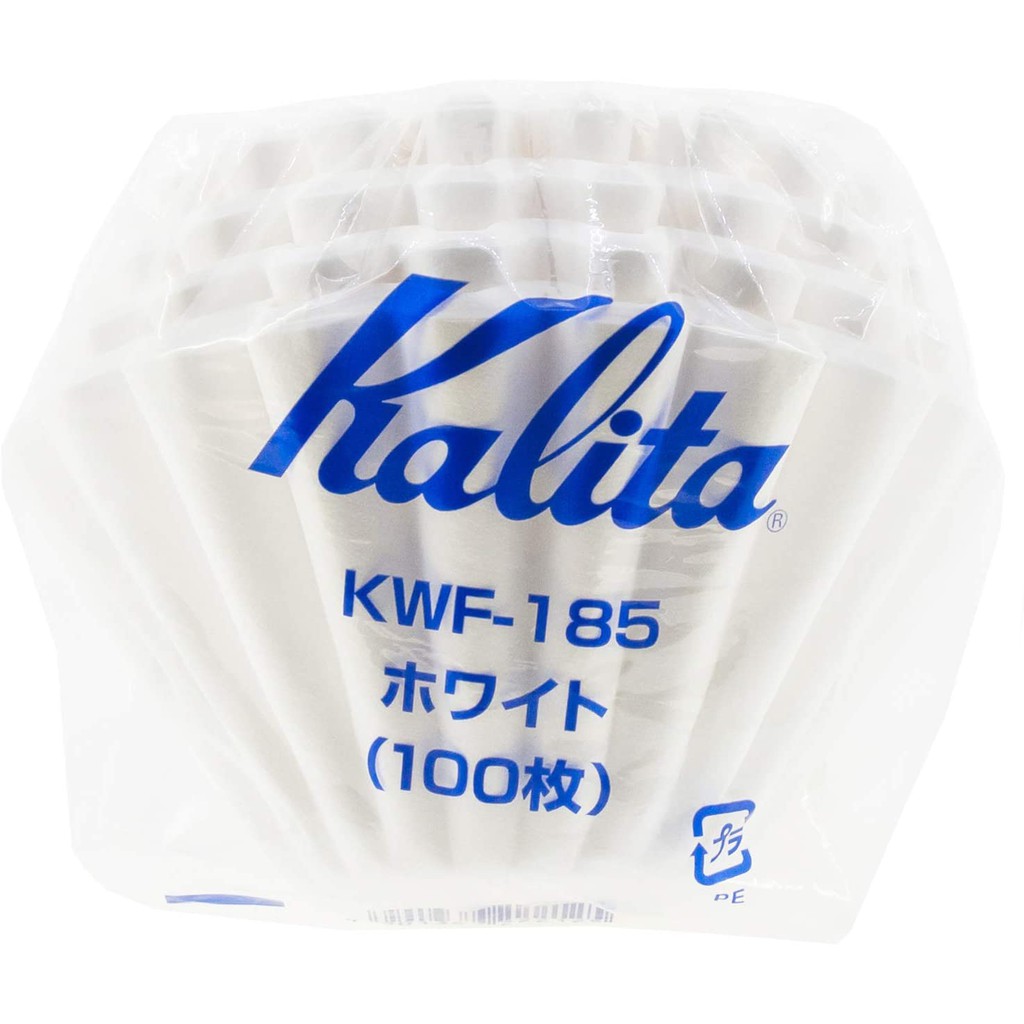kalita-wave-paper-filter-กระดาษสำหรับดริปและกรองกาแฟแบบเวฟ-ถุง-100-ชิ้น