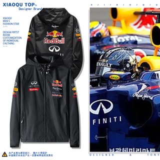 เสื้อแจ็กเก็ตลําลอง ทรงหลวม ลาย Red Bull F1 Formula Racing Team Infiniti สําหรับผู้ชาย และผู้หญิง