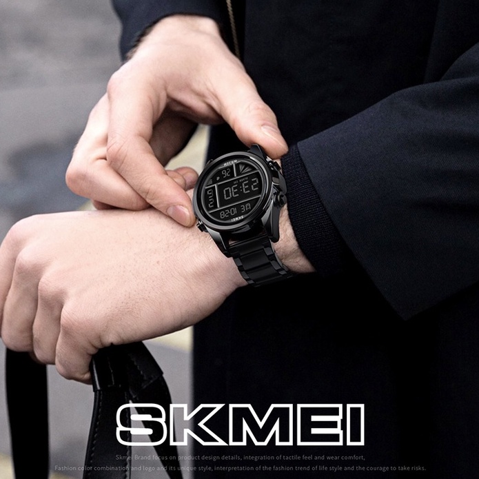 ภาพสินค้าSKMEI นาฬิกาข้อมือผู้ชาย 3ATM กันน้ำ มีกล่อง จากร้าน skimei.th บน Shopee ภาพที่ 4