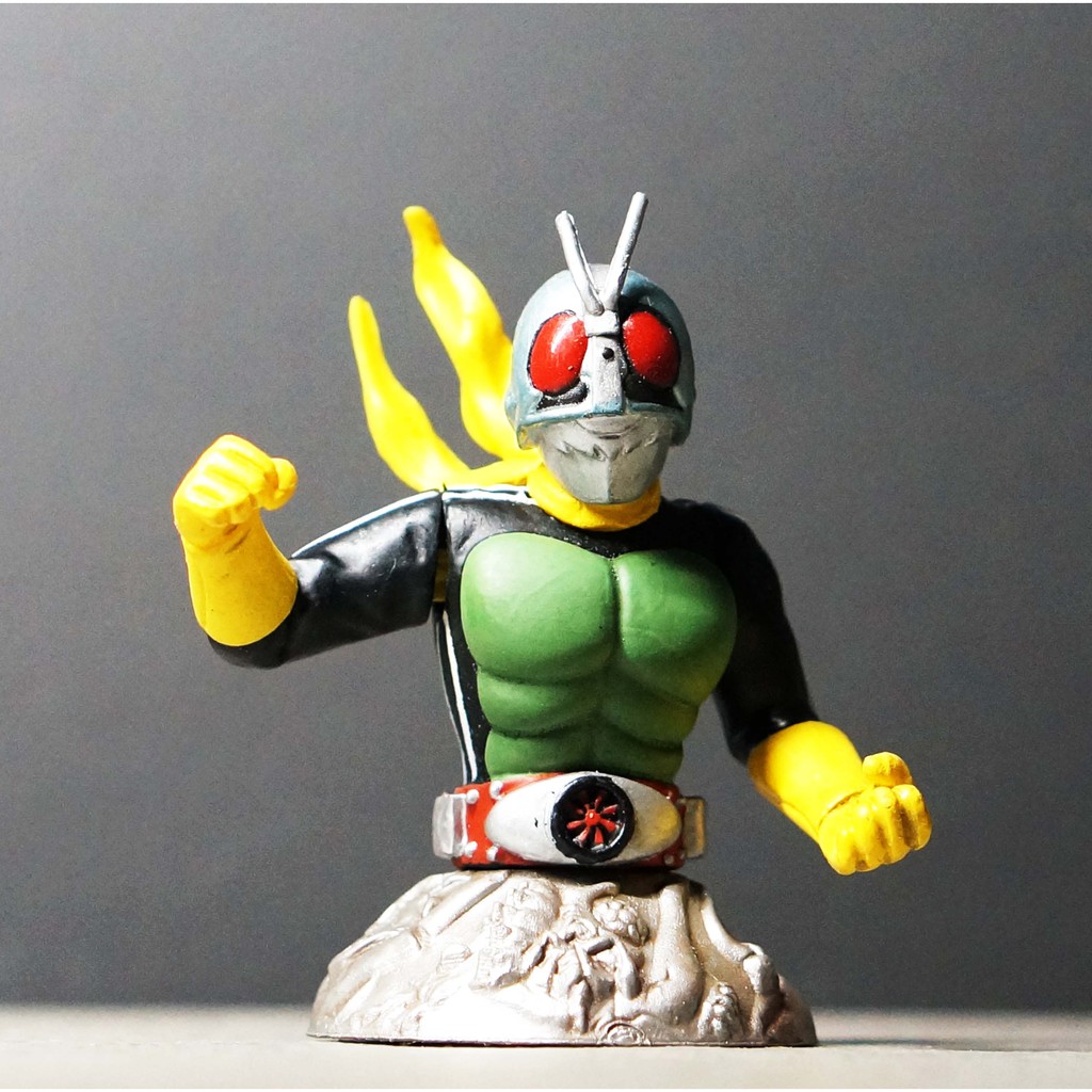 Bandai Showa Kamen Rider BEST 7 Bust Figure มดแดง มาสค์ไรเดอร์ Showa ...