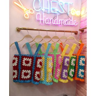 👚 CHEST 🌈 งานไหมพรมทอมือ อก 32-36 มีทั้งหมด 6 สี ถามสีก่อนสั่ง