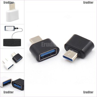 อะแดปเตอร์แปลงข้อมูล USB Type C ตัวผู้ เป็น USB 2.0 ตัวเมีย OTG สําหรับโทรศัพท์มือถือ 2 ชิ้น