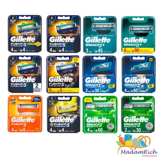 ภาพหน้าปกสินค้า(ของแท้💯)🪒Gillette Fusion/Gillette Mach3/Gillette SkinGuard ยิลเลตต์ ฟิวชั่น/ยิลเลตต์ มัททรี ใบมีดโกนฟิวชั่นรุ่นขายดี ที่เกี่ยวข้อง