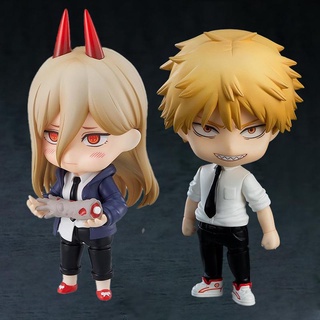 ฟิกเกอร์ รูปการ์ตูนอนิเมะ Nendoroid Chainsaw Man Denji Power Change Face ของเล่นสะสม สําหรับเด็ก