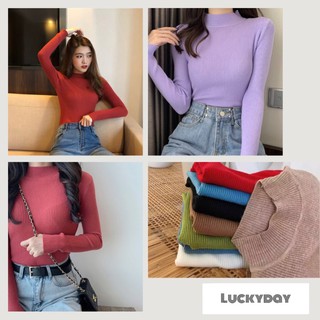 ราคาและรีวิวเสื้อไหมพรม คอเต่า แขนยาว หลากสี 18สี ส่วนลดอยู่ภาพสุดท้ายค่ะ