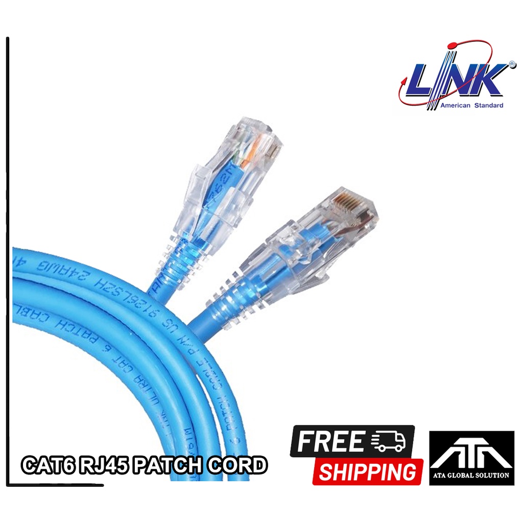 สายแลน-link-cat-6-rj45-rj45-patch-cord-สีฟ้าแพ็ค-1-ชิ้น