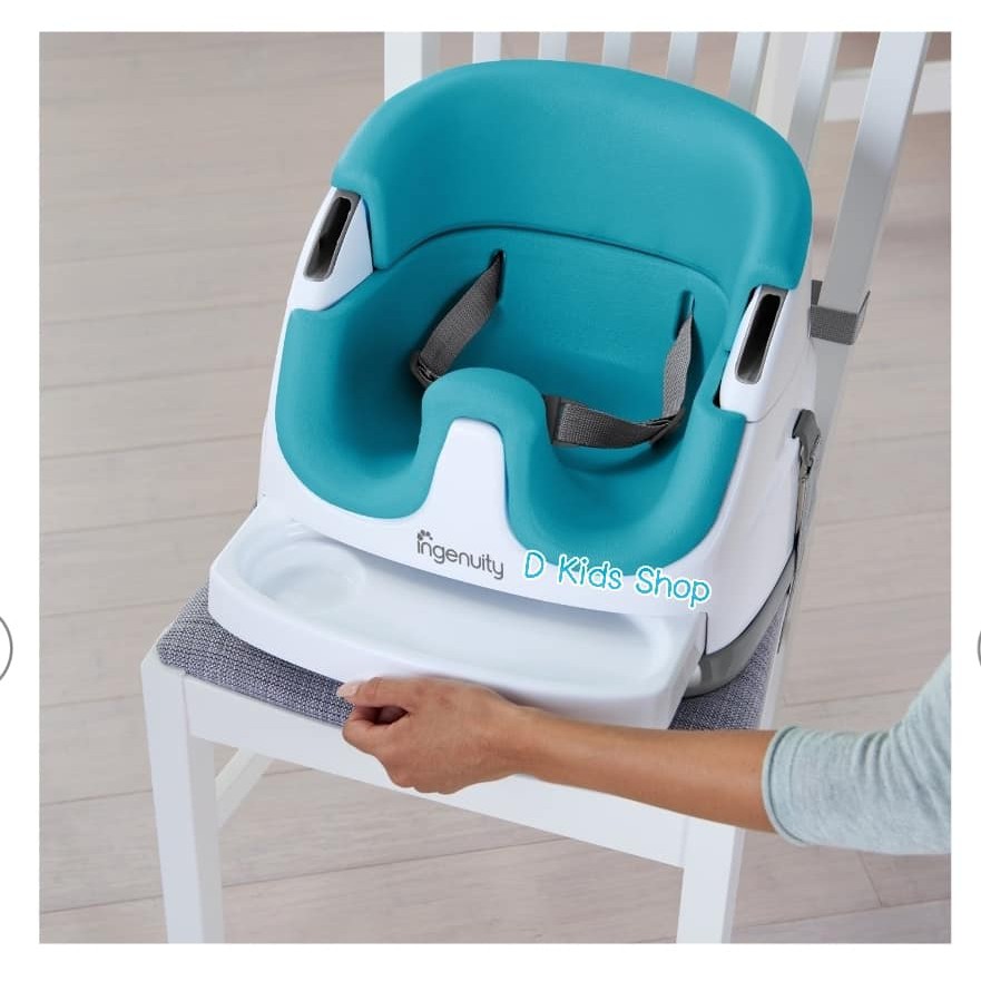 ภาพสินค้าShock Sale เก้าอี้หัดนั่ง ทานข้าว Ingenuity Baby Base 2-In-1 Booster Seat (ที่นั่งนุ่ม)รุ่นใหม่ล่าสุด จากร้าน dtoys บน Shopee ภาพที่ 6