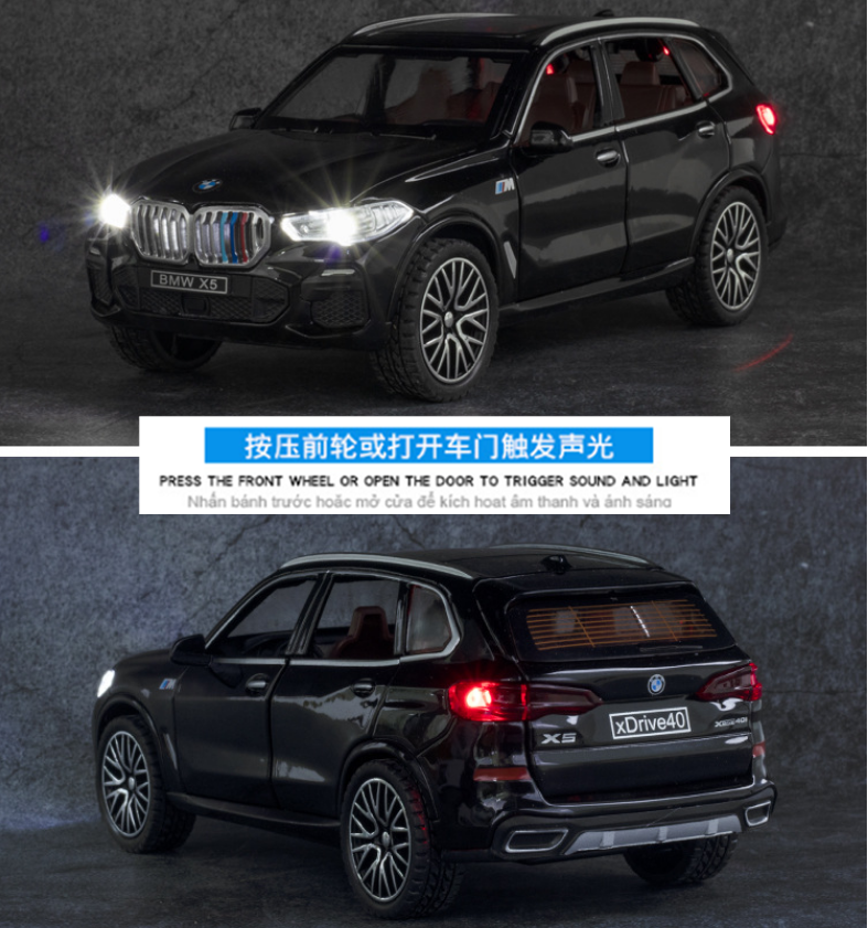 โมเดลรถยนต์อัลลอย-1-32-bmw-x5-ของเล่นสําหรับเด็ก