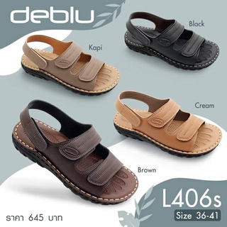 สินค้า ⭐️พร้อมส่ง⭐️ รองเท้าแตะแบบสวม รองเท้าแฟชั่นผู้หญิง  น้ำหนักเบา รองเท้าแตะเพื่อสุขภาพ DEBLU รุ่น L406s