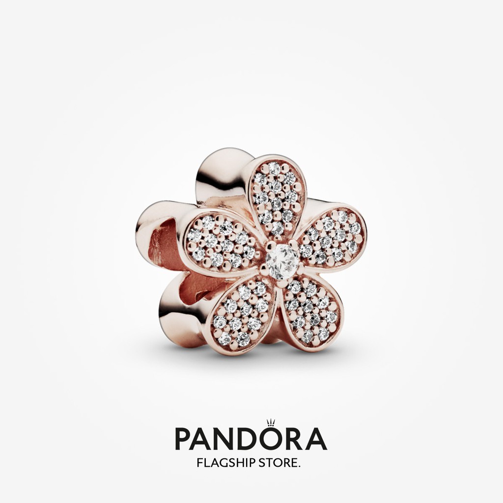pandora-ชาร์มดอกกุหลาบ-ดอกเดซี่-diy-อุปกรณ์เสริม-สําหรับของขวัญวันเกิดผู้หญิง-p825