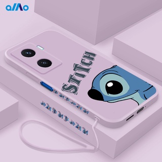 เคสโทรศัพท์มือถือ กันกระแทก ลายการ์ตูน Stitch น่ารัก สร้างสรรค์ สําหรับ Vivo y17s Y77 5g Vivo Y77 Y35 Vivo V25