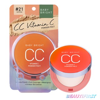 แป้งตลับ BABY BRIGHT CC VITAMIN C POWDER PACT 10g