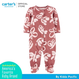 CarterS Sleepsuit 1Pc Brown-Butterfly L8 คาร์เตอร์เสื้อผ้าเซท ชุดหมี