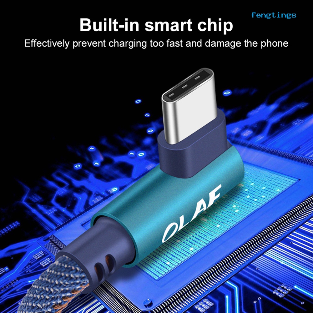 ft-th-olaf-สายชาร์จ-micro-usb-type-c-90-องศา-สําหรับ-iphone-android