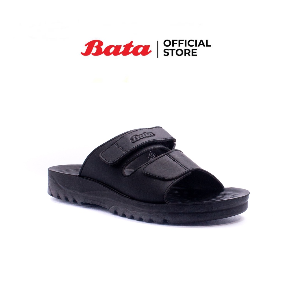 ภาพหน้าปกสินค้า* * Bata MEN'S SUMMER รองเท้าแตะชาย NEO-TRADITIONAL แบบสวม สีดำ รหัส 8616633