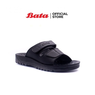 ราคา*Best Seller* Bata MEN\'S SUMMER รองเท้าแตะชาย NEO-TRADITIONAL แบบสวม สีดำ รหัส 8616633