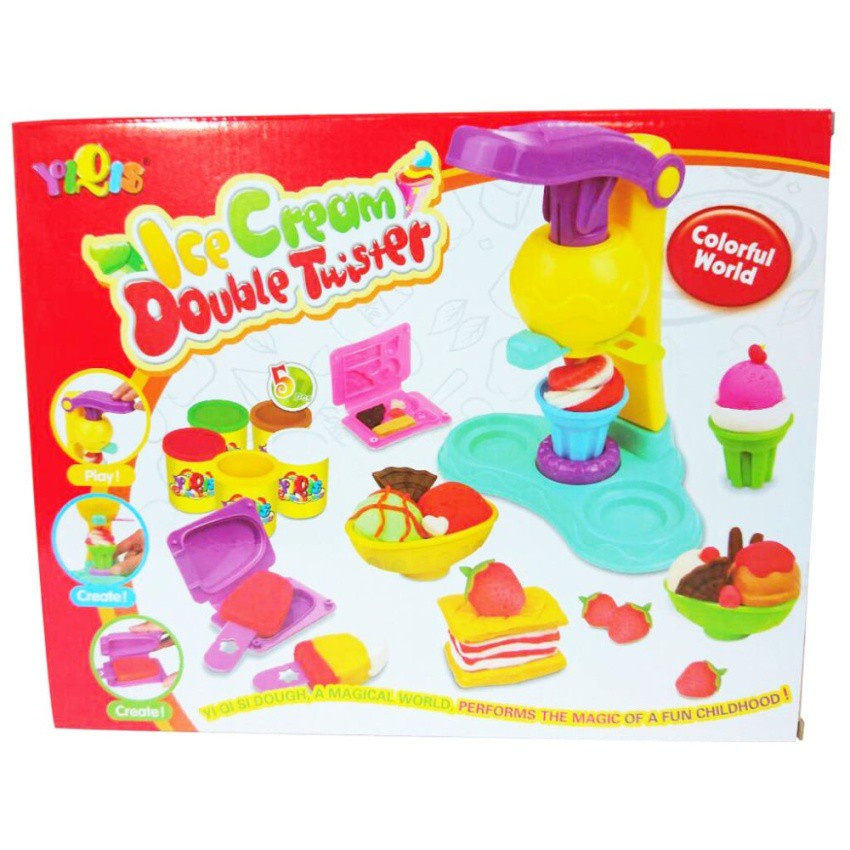 250toys-แป้งโดว์-ไอศครีม-แป้งโดว์-ice-cream-play-set-ของเล่นเสริมพัฒนาการ-ดินน้ำมัน-ปลอดสารพิษ-แป้งโด