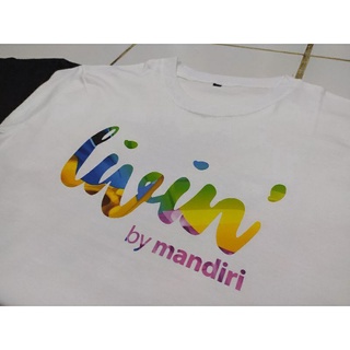 เสื้อยืดผ้าฝ้ายพิมพ์ลาย เสื้อยืด พิมพ์ลาย Livin BUMN สีร่วมสมัย