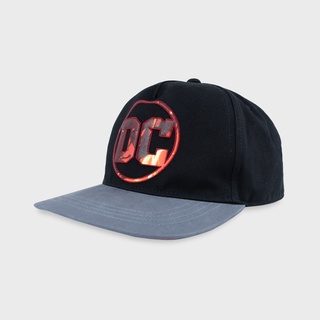 DOSH HATหมวกแก็ป UNISEX DC สีดำ-ปีกสีเทา ลิขสิทธิ์แท้รุ่น EFMC5000-BL