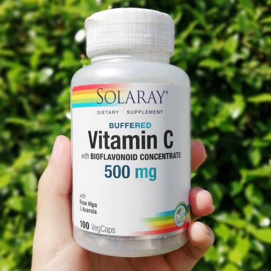 40 OFF ราคา Sale!! EXP02/2024 วิตามินซี Buffered Vitamin C with Bioflavonoid Concentrate 500