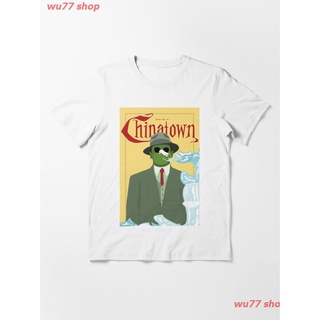 New Chinatown - Poster Essential T-Shirt เสื้อยืด ดพิมพ์ลาย เสื้อยืดผ้าฝ้าย คอกลม cotton แฟชั่น sale Unisex