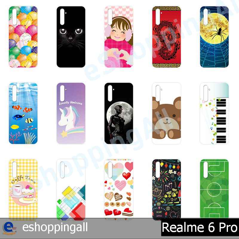 เคสเรียวมี-realme6-pro-ชุด-2-เคสมือถือพร้อมส่ง-เคสกรอบแข็งลายการ์ตูน-กรอบมือถือส่งของในไทย