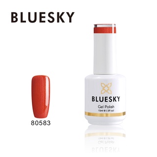 สีเจล Bluesky gel polish 80583 สีส้ม