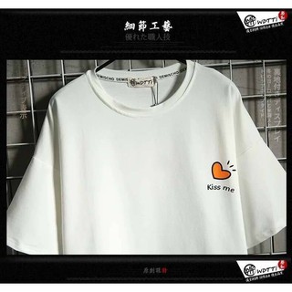 ภาพขนาดย่อของภาพหน้าปกสินค้าM-4XL เสื้อยืด ลายเเมว แขนสั้น คอกลม สำหรับทุกเพศ 2 สี Summer Men Short Sleeve T-shirt Korean จากร้าน jhdz1.th บน Shopee ภาพที่ 8