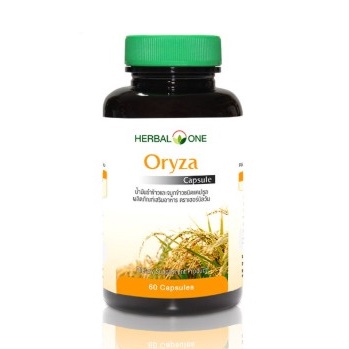 ภาพหน้าปกสินค้าHerbal One Oryza 60 Capsule เฮอร์บัลวัน โอไรซา อ้วยอัน น้ำมันรำข้าว และ จมูกข้าว ขนาด 60 แคปซูล 19142 จากร้าน medicalhub115 บน Shopee