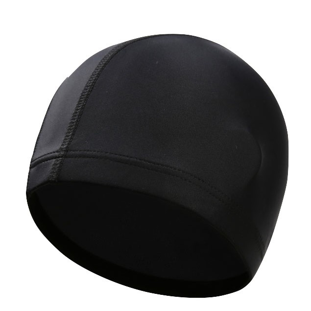 ภาพหน้าปกสินค้าหมวกว่ายน้ำสีดำผู้ใหญ่ ผ้าแห้งเร็ว ใส่ได้ทั้งชายและหญิง ( หมวก ) จากร้าน m.supershop บน Shopee