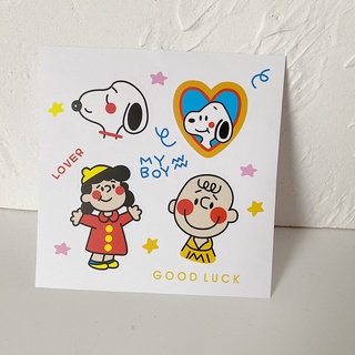 (พร้อมส่ง🌷) Ins Stickers Snoopy สติ๊กเกอร์ สติ๊กเกอร์สนู้ปปี้ สติ๊กเกอร์น่ารัก!